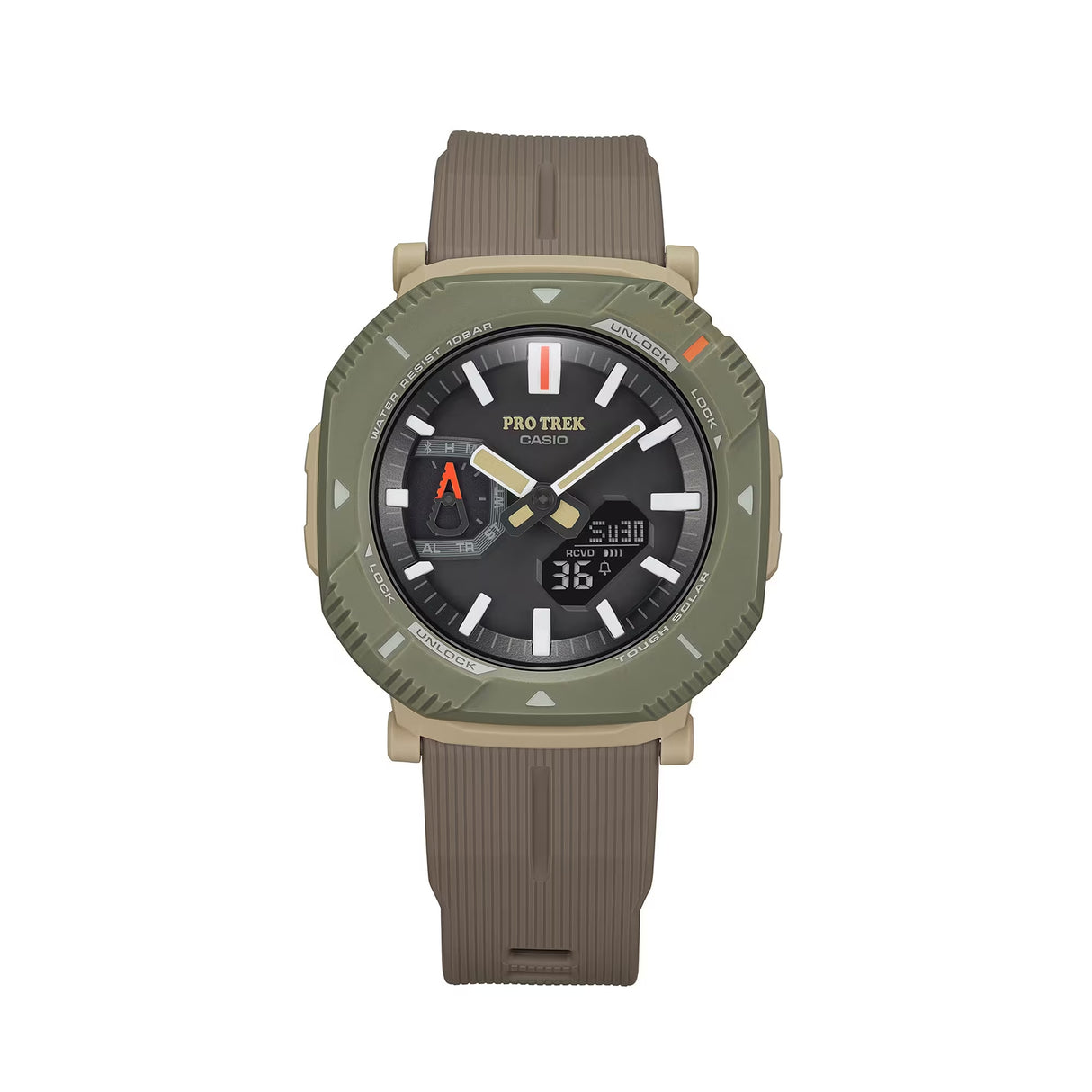 PRJ-B001-5 Casio Pro-Trek Unisex pulsera de caucho