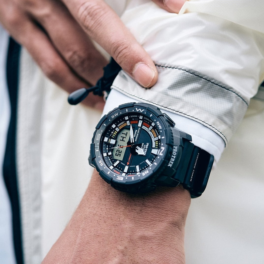 PRT-B70-1 Casio Pro Trek para caballero pulsera de resina con bluetooth