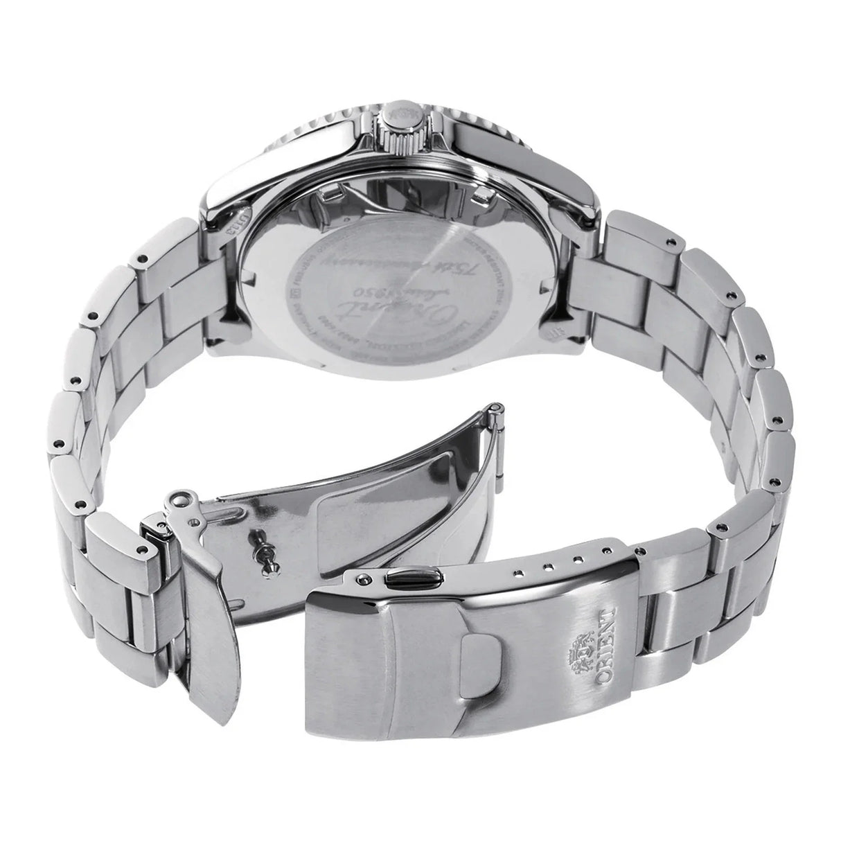 RA-AA0823L Reloj Orient 75th Anniversary Kamasu de hombre pulsera de metal