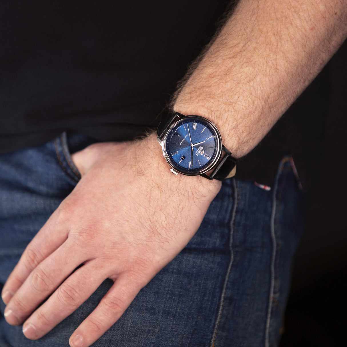 RA-AC0J05L Reloj Orient Contemporary Análogo para Hombre correa de Cuero
