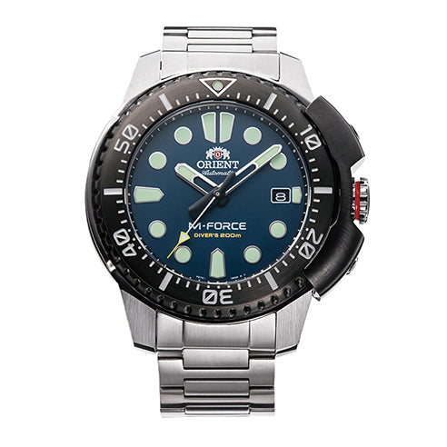 RA-AC0L07L Orient ;M-Force reloj de hombre correa de acero inoxdable