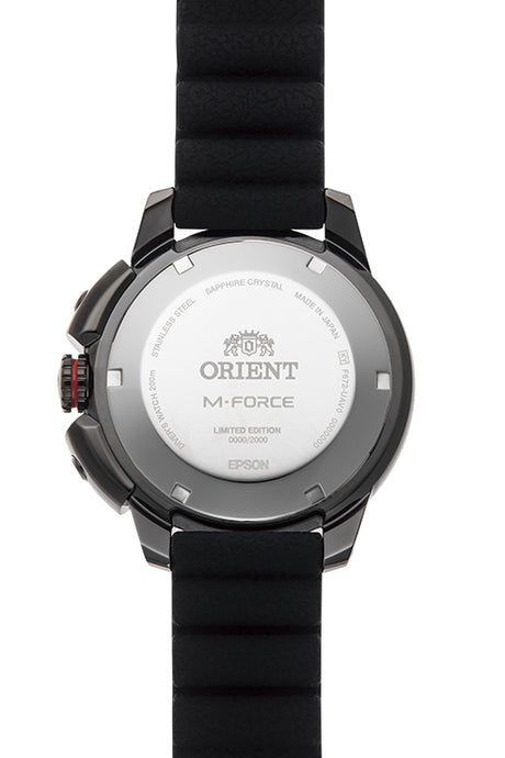 RA-AC0L09R Orient reloj de hombre pulsera de caucho