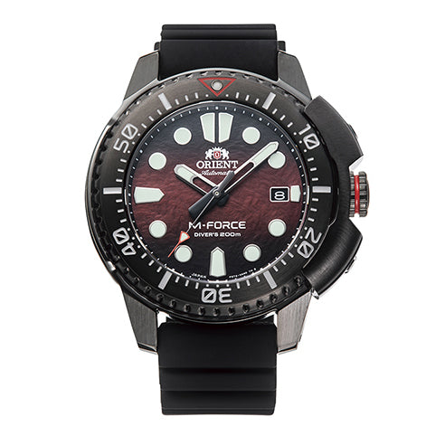 RA-AC0L09R Orient reloj de hombre pulsera de caucho