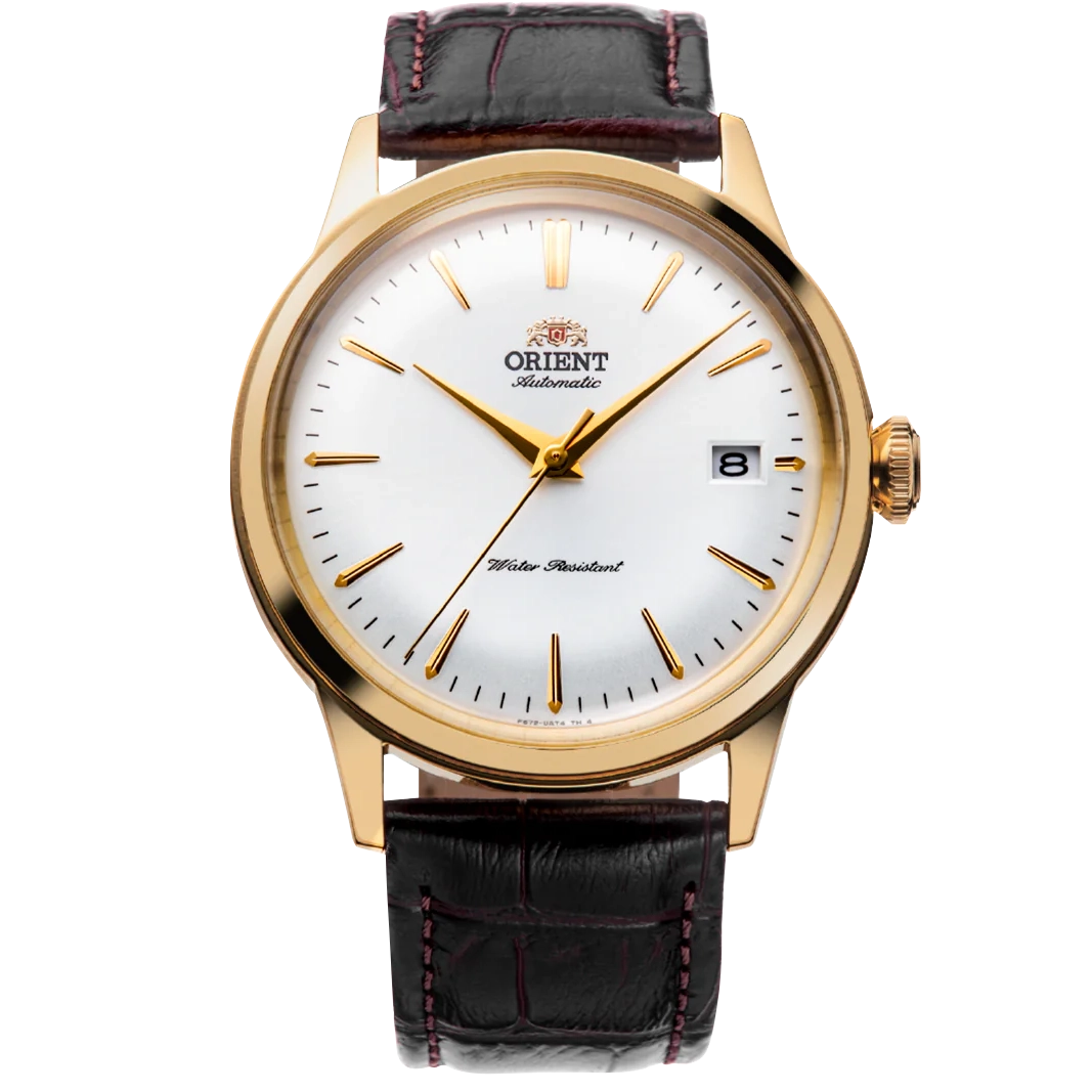 RA-AC0M01S Orient Bambino de hombre correa de piel
