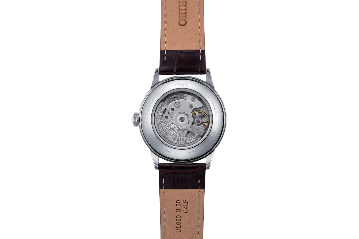 RA-AC0M04Y Orient Bambino de caballero pulsera de cuero