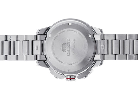 RA-AC0N01B Orient M-Force de hombre pulsera de metal análogo
