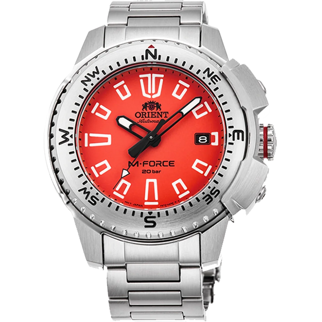 RA-AC0N02Y Orient M-Force reloj de caballero pulsera de metal