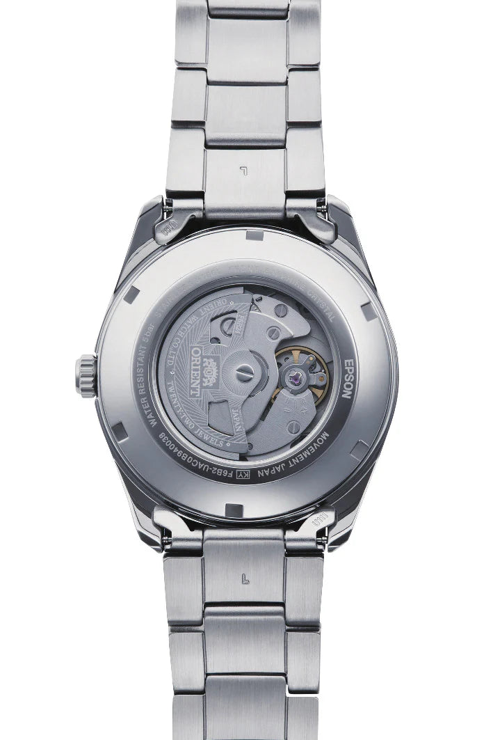 RA-AK0307B Reloj Orient sun and moon de hombre correa de acero inoxidable