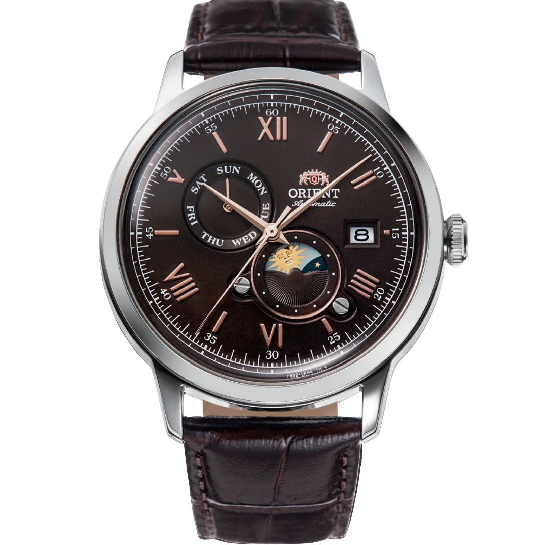 RA-AK0804Y Orient Bambino de caballero correa de piel