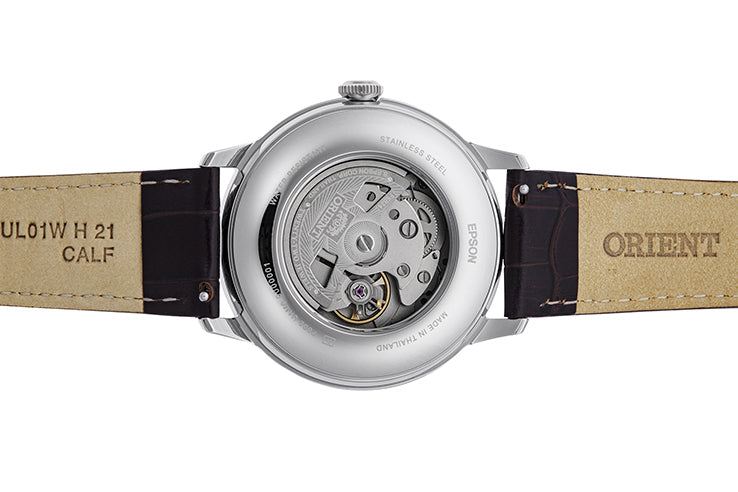 RA-AK0807R Reloj Orient Bambino de caballero pulsera de cuero