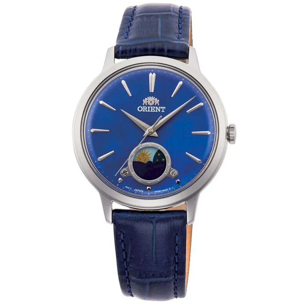 RA-KB0004A Reloj Orient Sun and Moon de mujer pulsera de piel