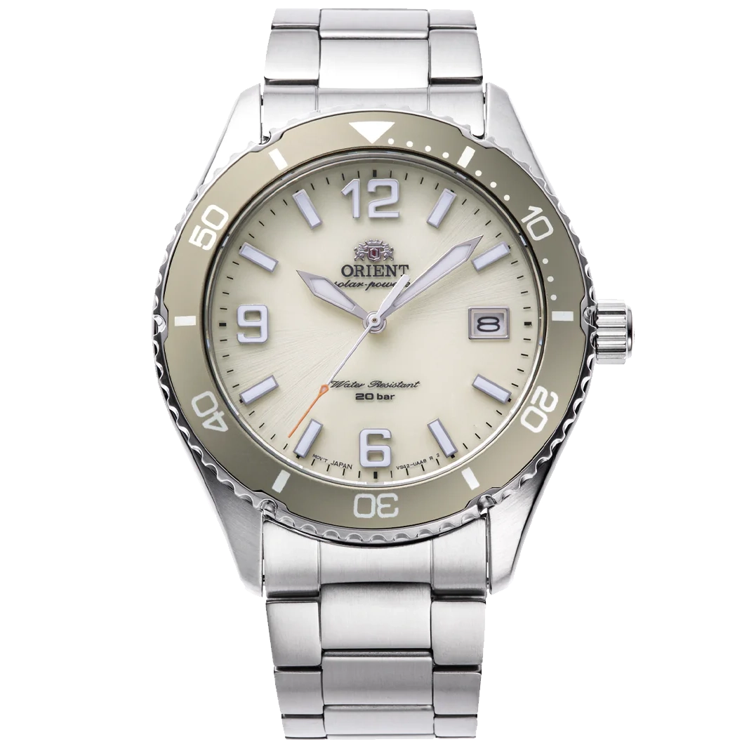 RA-WJ0003S Orient de caballero pulsera de metal