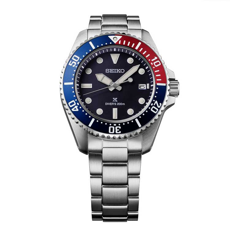 SNE595P1 Reloj Seiko Prospex de hombre pulsera de metal 41 mm solar