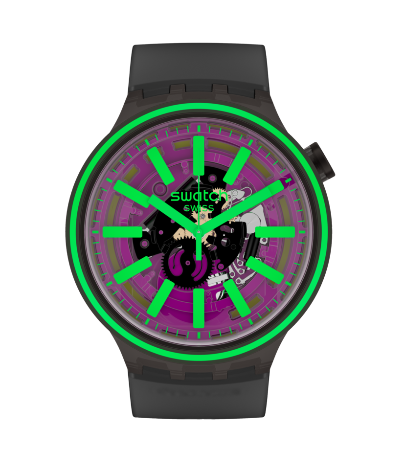 SO27B113 Swatch Pink Taste Big Bold unisex pulsera de resina