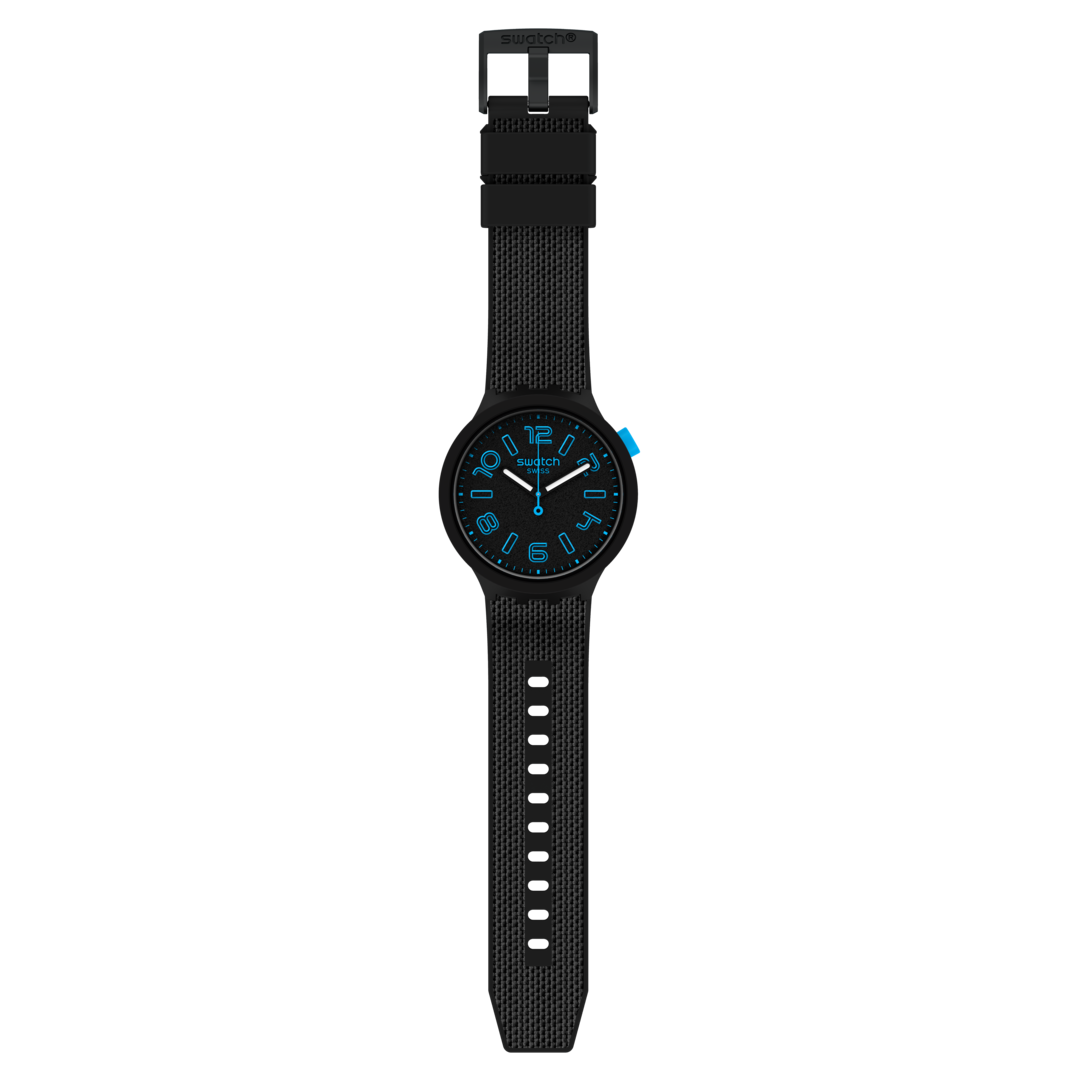 SO27B118 Swatch Deep Concrete Big Bold de hombre pulsera de resina