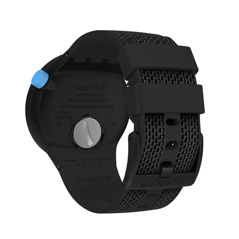 SO27B118 Swatch Deep Concrete Big Bold de hombre pulsera de resina