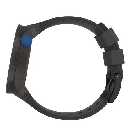 SO27B121 Swatch Futuristic Grey Big Bold de hombre pulsera de resina
