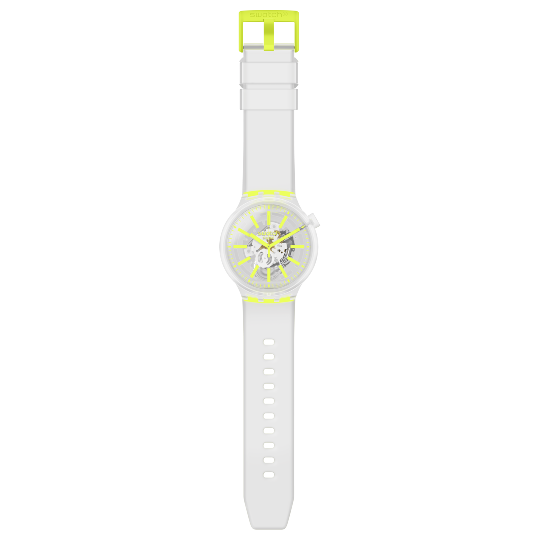 SO27E103 Reloj Swatch Yellowinjelly de caballero banda de caucho