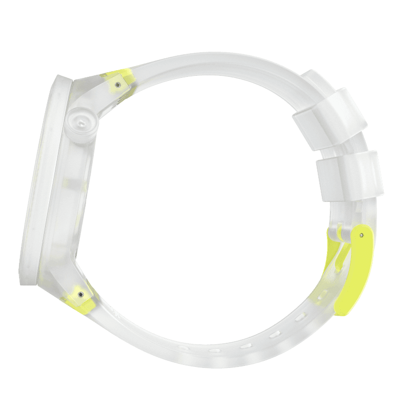 SO27E103 Reloj Swatch Yellowinjelly de caballero banda de caucho