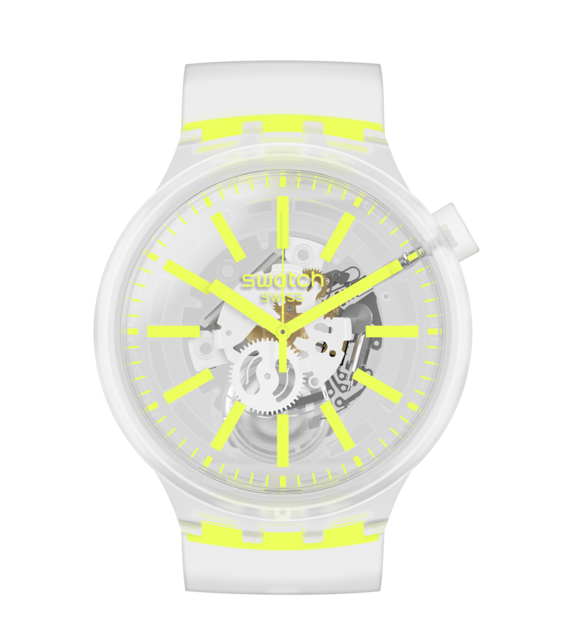 SO27E103 Reloj Swatch Yellowinjelly de caballero banda de caucho