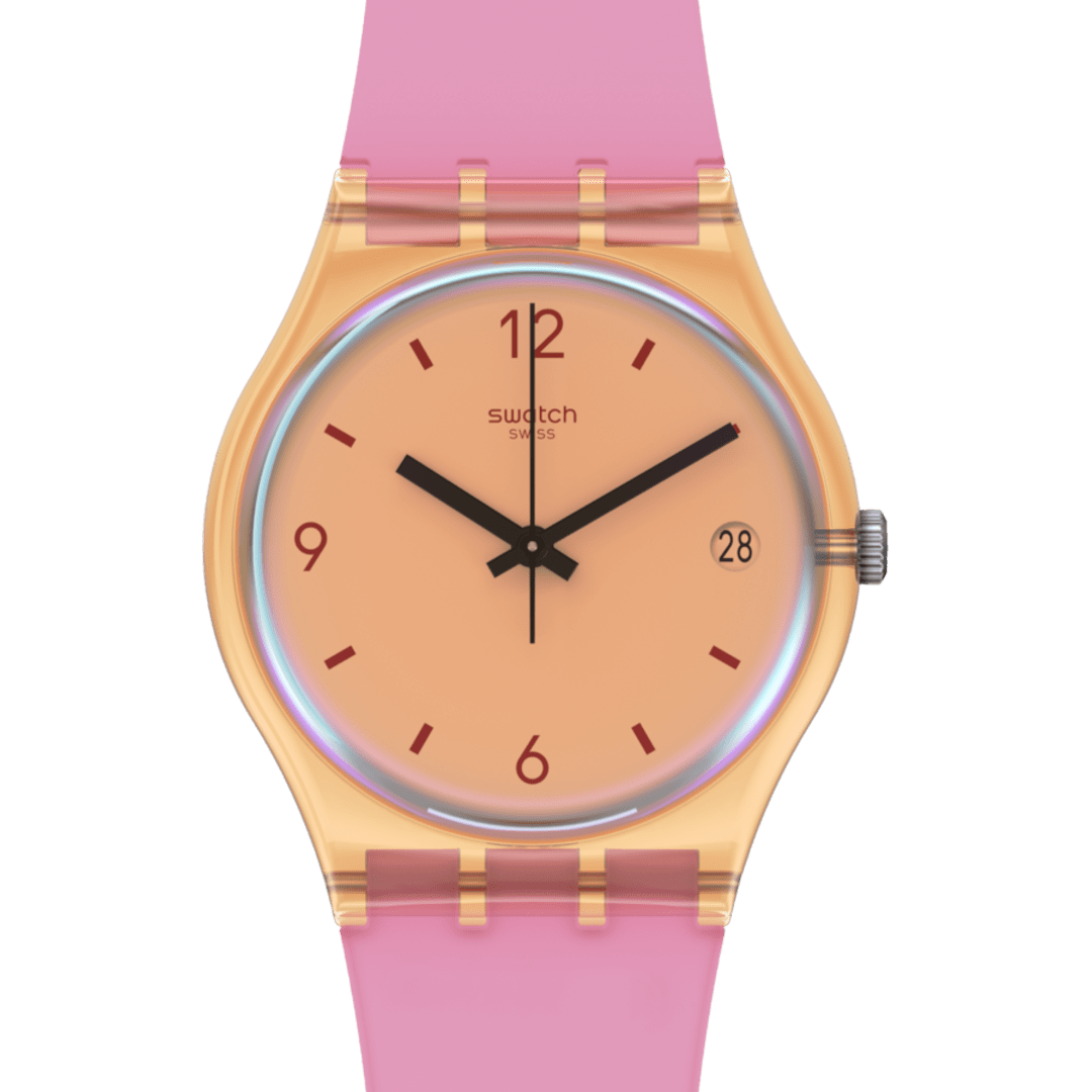 SO28O401 Reloj Swatch Coral Dreams unisex pulsera de caucho