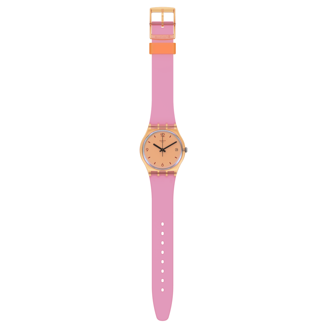 SO28O401 Reloj Swatch Coral Dreams unisex pulsera de caucho
