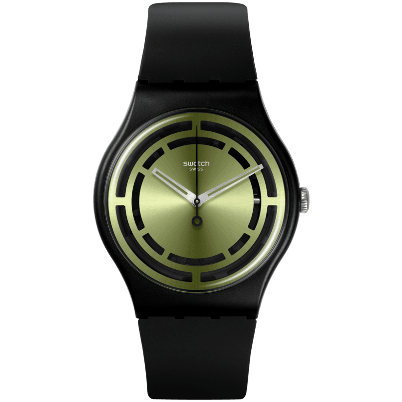 SO32B117 Reloj Swatch Leafy Line unisex correa de resina