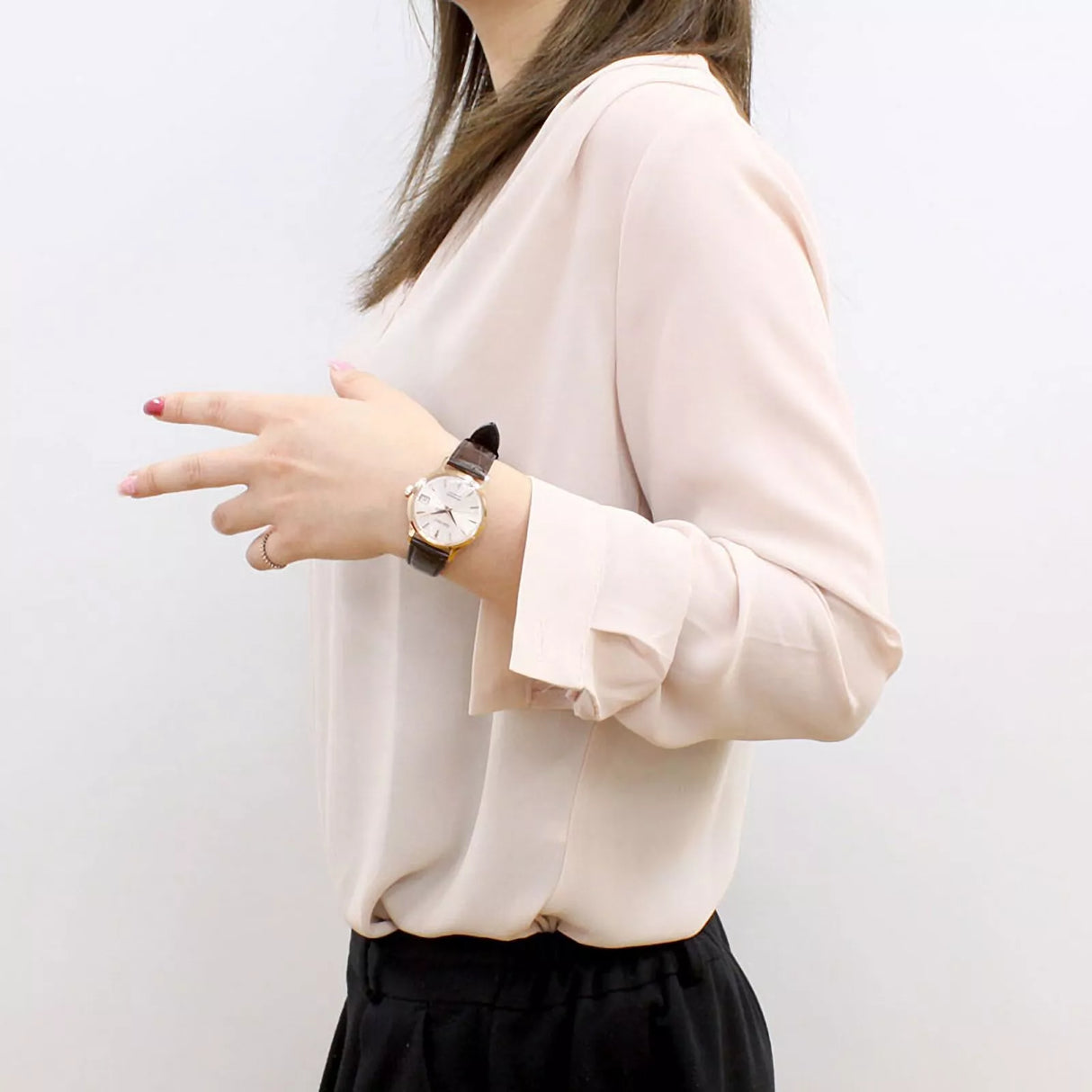 SRP852J1 Reloj Seiko Presage de dama pulsera de cuero