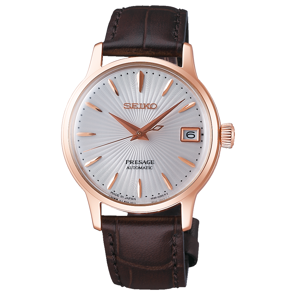 SRP852J1 Reloj Seiko Presage de dama pulsera de cuero