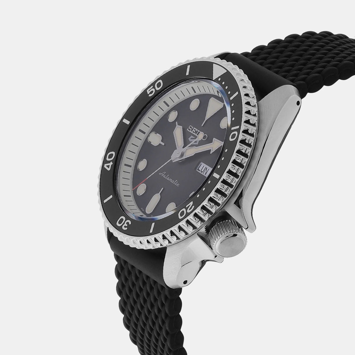 SRPD73K2 Seiko Serie 5 de caballero pulsera de caucho