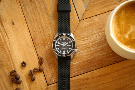 SRPD73K2 Seiko Serie 5 de caballero pulsera de caucho