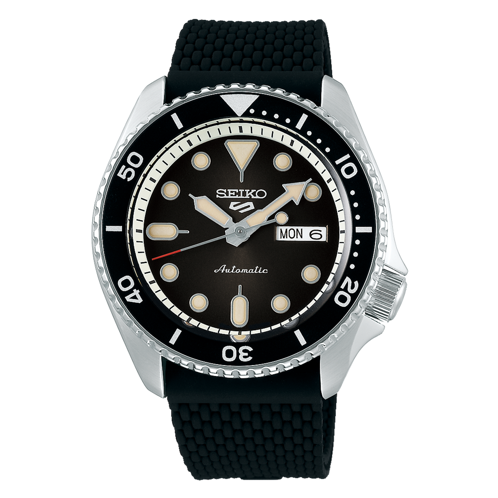 SRPD73K2 Seiko Serie 5 de caballero pulsera de caucho