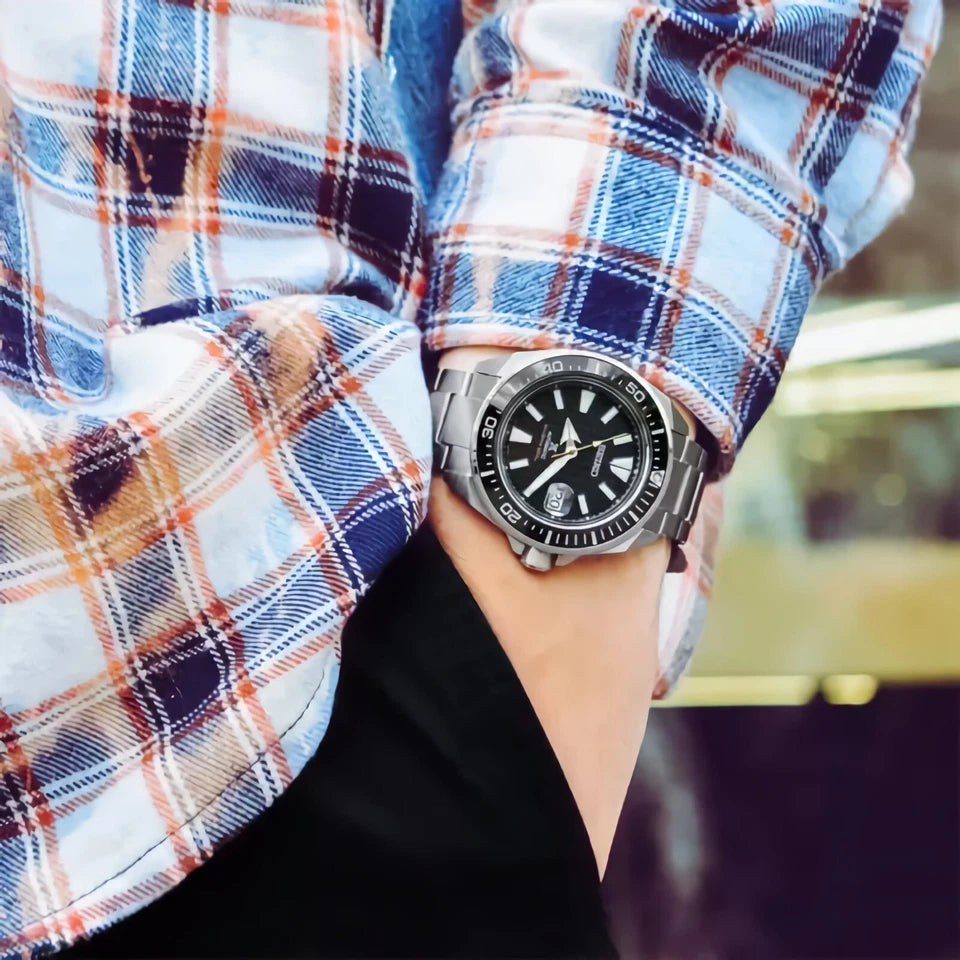 SRPE35K1 Seiko Prospex Sea King Samurai de hombre pulsera de metal