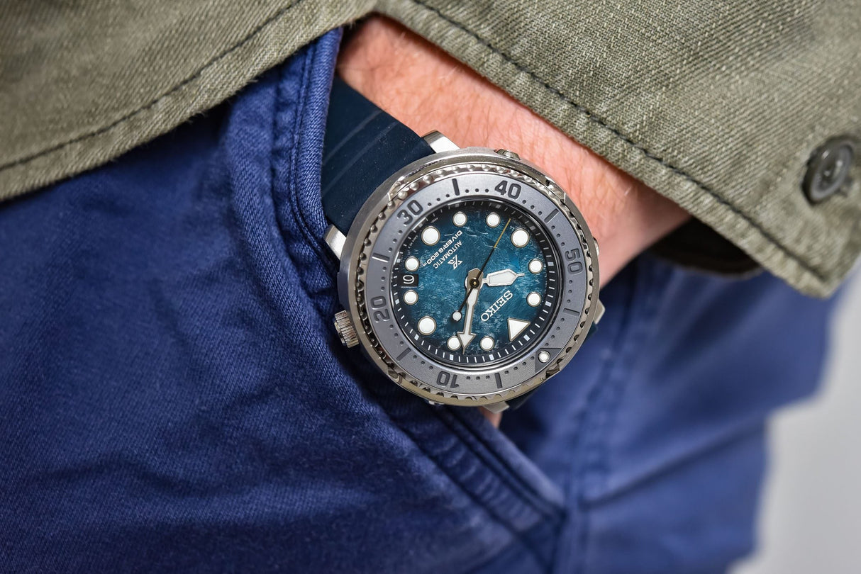 SRPH77K1 Reloj Seiko Prospex Save the Ocean de hombre pulsera de resina