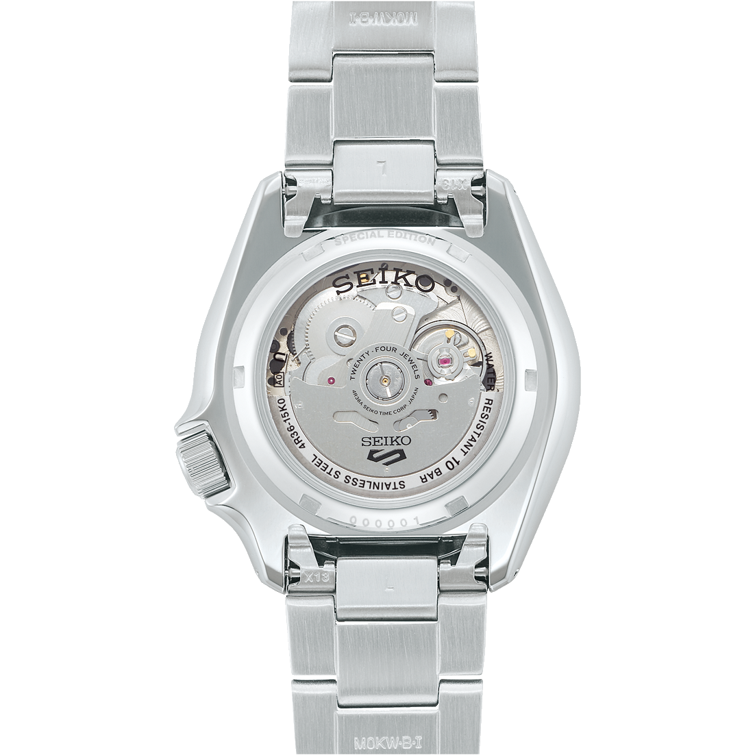 SRPK65K1 Seiko 5 Sports reloj de hombre pulsera de acero inoxidable