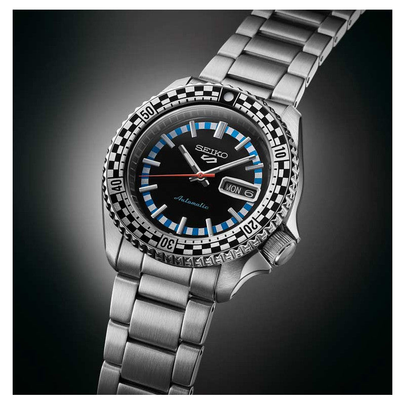 SRPK67K1 Seiko 5 Rally Diver para hombre correa de metal