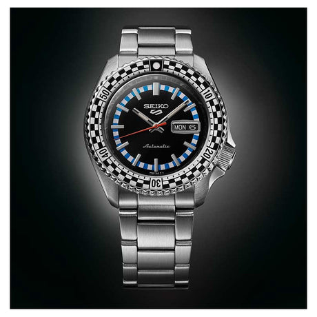 SRPK67K1 Seiko 5 Rally Diver para hombre correa de metal