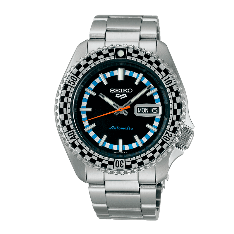 SRPK67K1 Seiko 5 Rally Diver para hombre correa de metal