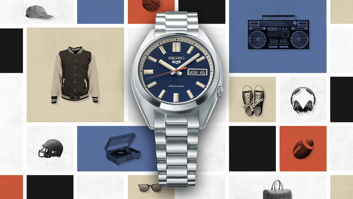 SRPK87K1 Seiko 5 SNXS Series reloj para caballero pulsera de metal