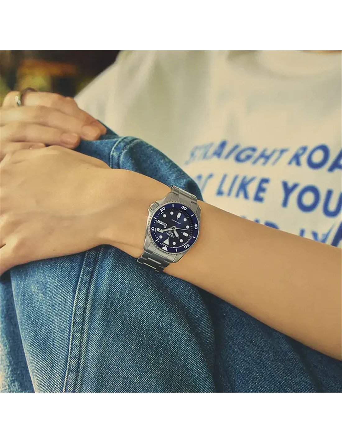 SRPL77K1 Reloj Seiko 5 Sport SKX de hombre banda de acero inoxidable