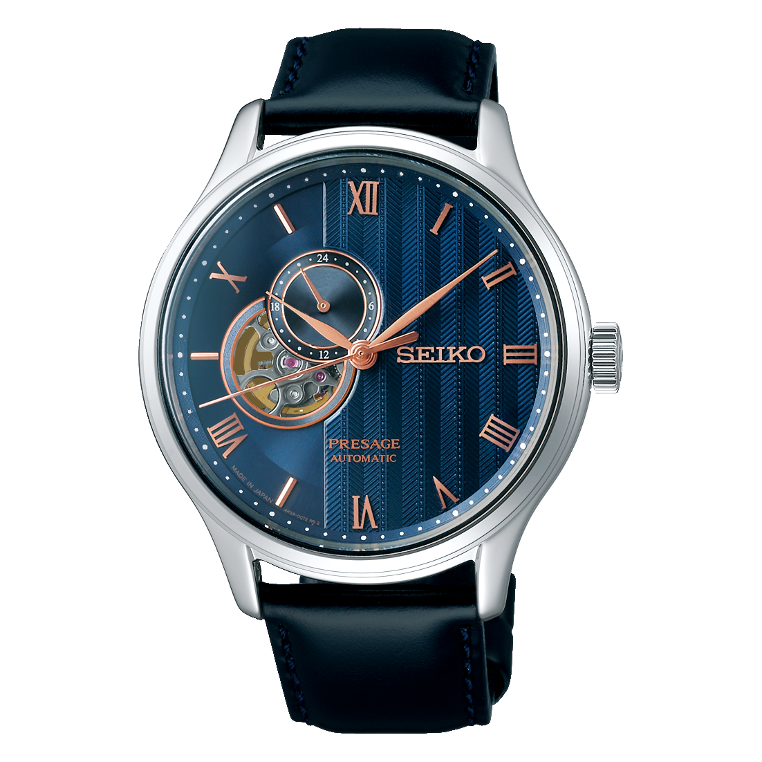 SSA421J1 Reloj Seiko Presage de hombre pulsera de cuero 42 mm