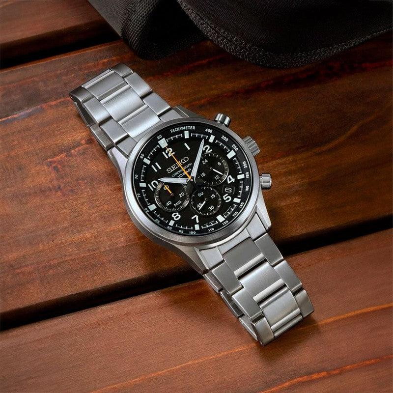 SSB447P1 Seiko Sports reloj para caballero pulsera de metal