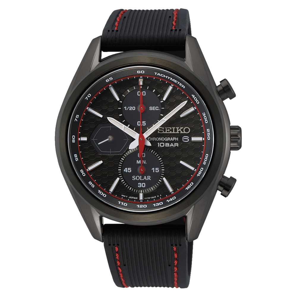 SSC777P1 Seiko Macchina Sportiva Solar de Hombre pulsera de resina