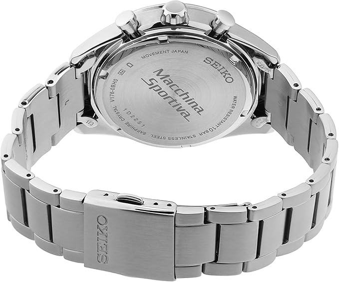 SSC801P1 Seiko Solar de caballero pulsera de metal