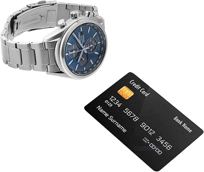 SSC801P1 Seiko Solar de caballero pulsera de metal
