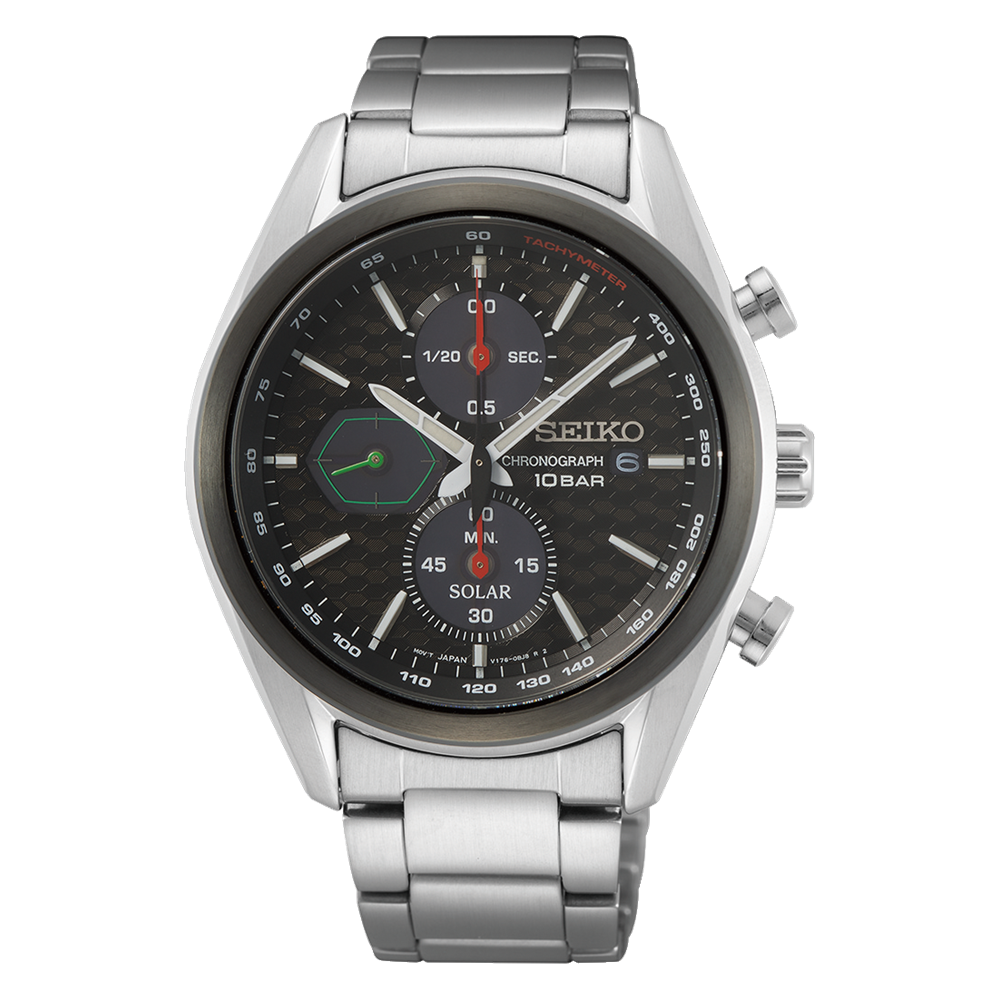 SSC803P1 Seiko Solar Reloj para caballero pulsera de metal