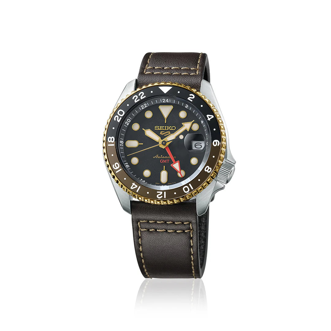 SSK036K1 Seiko Serie 5 reloj para caballero pulsera de piel