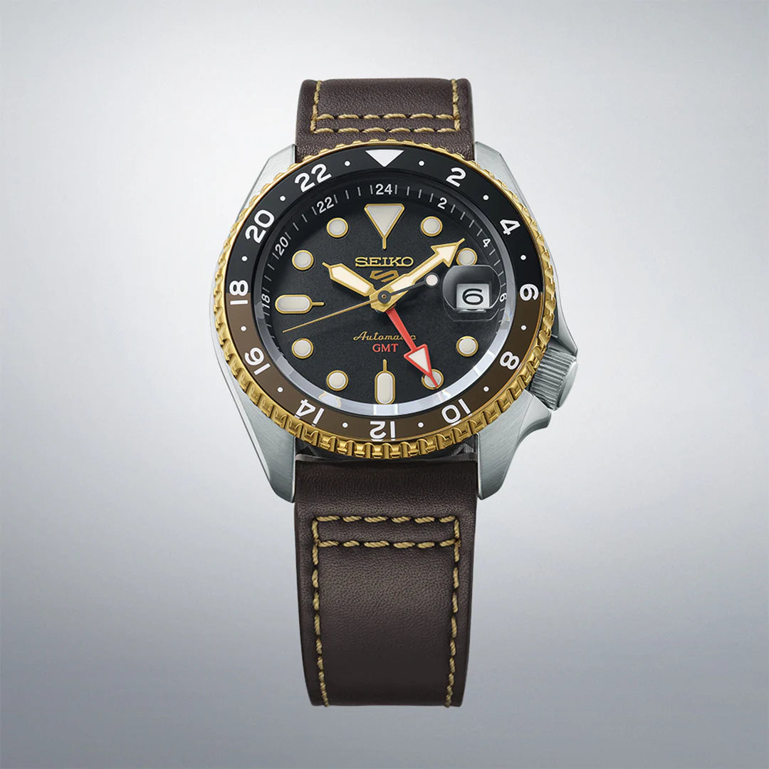 SSK036K1 Seiko Serie 5 reloj para caballero pulsera de piel