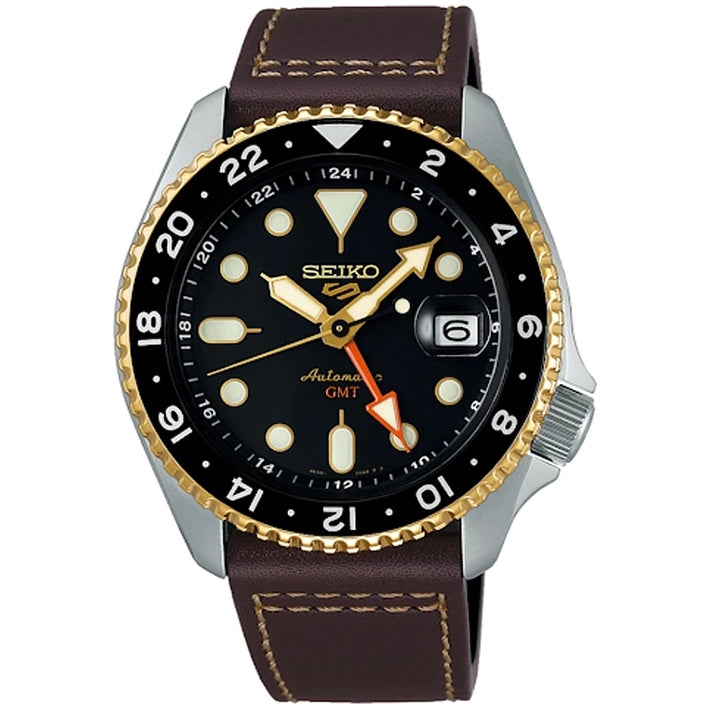 SSK036K1 Seiko Serie 5 reloj para caballero pulsera de piel