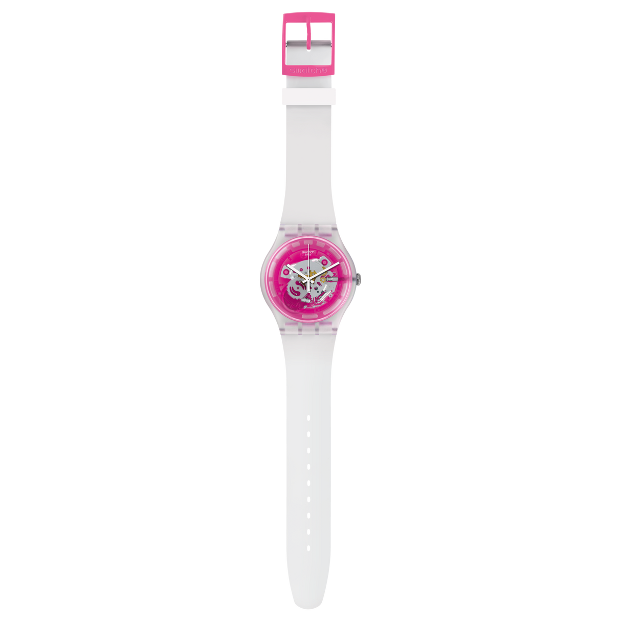 SUOK130 Swatch PinkMazing de dama pulsera de resina